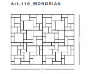Панель Mondrian Ludovica Mascheroni