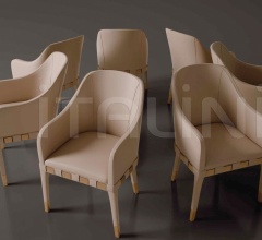 Стул с подлокотниками Phoenix фабрика Ludovica Mascheroni