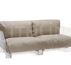 Двухместный диван Pop Eco-Leather Двухместный диван Pop Eco-Leather фабрика Kartell