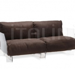 Двухместный диван Pop Eco-Leather Двухместный диван Pop Eco-Leather фабрика Kartell