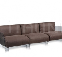 Трехместный диван Pop Eco-Leather Трехместный диван Pop Eco-Leather фабрика Kartell