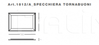 Настенное зеркало Tornabuoni Ludovica Mascheroni