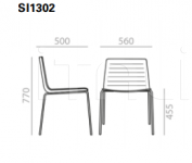 Стул Flex Chair SI1302 Andreu World
