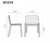 Стул Flex Chair SI1314 Andreu World