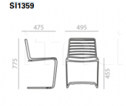 Стул Flex Chair SI1359 Andreu World