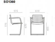 Стул Flex Chair SO1360 Andreu World