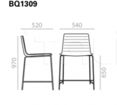Барный стул Flex Chair BQ1309 Andreu World