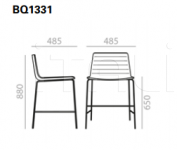 Барный стул Flex Chair BQ1331 Andreu World