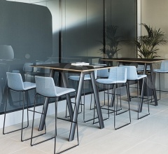 Итальянские Рестораны/Бары - Барный стул Flex Chair BQ1312 фабрика Andreu World