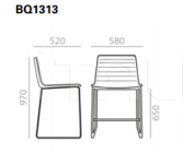 Барный стул Flex Chair BQ1313 Andreu World