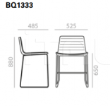 Барный стул Flex Chair BQ1333 Andreu World