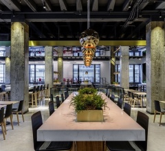 Итальянские Рестораны/Бары - Барный стул Flex High Back BQ1672 фабрика Andreu World