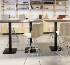 Итальянские Рестораны/Бары - Барный стул Flex High Back BQ1668 фабрика Andreu World