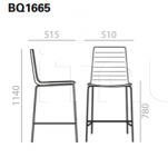 Барный стул Flex High Back BQ1665 Andreu World