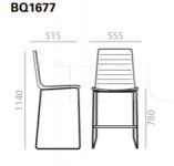 Барный стул Flex High Back BQ1677 Andreu World