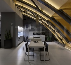 Итальянские Рестораны/Бары - Барный стул Flex High Back BQ1683 фабрика Andreu World