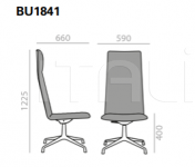 Кресло Flex Corporate BU1841 Andreu World