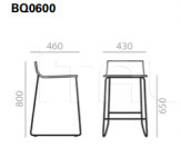 Барный стул Lineal BQ0600 Andreu World