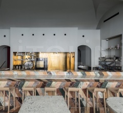 Итальянские Рестораны/Бары - Барный стул RDL BQ7296 фабрика Andreu World