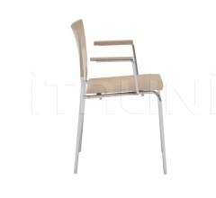 Итальянские Стулья, табуреты - Стул с подлокотниками Sit Wood SO1208 Итальянские Стулья, табуреты - Стул с подлокотниками Sit Wood SO1208 фабрика Andreu World