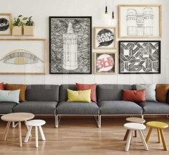 Итальянские Пуфы - Пуф Siesta RS3009 фабрика Andreu World