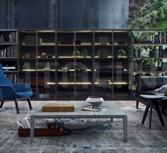 Итальянские Гостиная - Модульная система Wall System Итальянские Гостиная - Модульная система Wall System фабрика Poliform