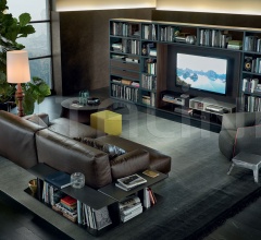Итальянские Гостиная - Модульная система Wall System Итальянские Гостиная - Модульная система Wall System фабрика Poliform