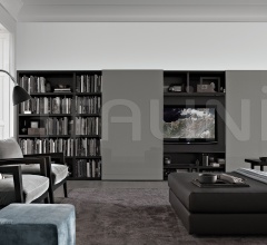 Итальянские Гостиная - Модульная система Wall System Итальянские Гостиная - Модульная система Wall System фабрика Poliform