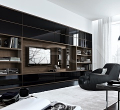 Итальянские Гостиная - Модульная система Wall System Итальянские Гостиная - Модульная система Wall System фабрика Poliform
