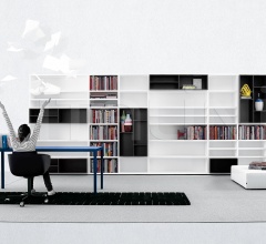 Итальянские Гостиная - Модульная система Wall System Итальянские Гостиная - Модульная система Wall System фабрика Poliform
