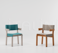 Стул с подлокотниками Band armchair aluminium фабрика Kettal