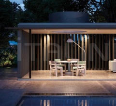 Стул с подлокотниками Band armchair aluminium фабрика Kettal