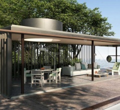 Кресло Band club chair aluminium фабрика Kettal