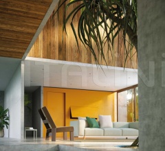 Кресло Band club chair aluminium фабрика Kettal