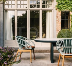 Стул Cala Dining chair teak leg фабрика Kettal