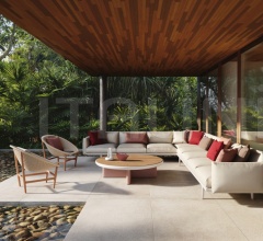 Диван Boma Right corner 3-seater 'end' фабрика Kettal