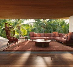 Диван Mesh 3-seater sofa фабрика Kettal