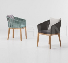 Стул Bitta Dining armchair teak legs фабрика Kettal