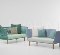 Диван Bitta 2-Seater sofa wood legs фабрика Kettal