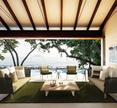 Диван Bitta 2-Seater sofa wood legs фабрика Kettal