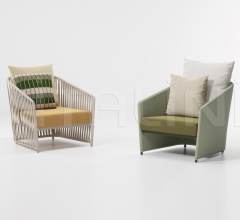 Итальянские Уличные кресла - Кресло Bitta Lounge Full Club Armchair Итальянские Уличные кресла - Кресло Bitta Lounge Full Club Armchair фабрика Kettal