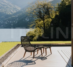 Итальянские Уличные кресла - Кресло Maia Relax armchair Maia Rope teak legs Итальянские Уличные кресла - Кресло Maia Relax armchair Maia Rope teak legs фабрика Kettal