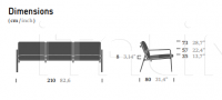 Диван Park Life 3-Seater-sofa Kettal