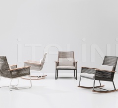 Итальянские Уличные кресла - Кресло Landscape Rocking chair Итальянские Уличные кресла - Кресло Landscape Rocking chair фабрика Kettal