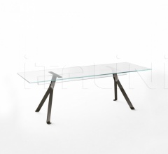 Итальянские Столы обеденные - Стол обеденный Mari Cristal Итальянские Столы обеденные - Стол обеденный Mari Cristal фабрика Glas italia