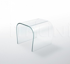Итальянские Пуфы - Пуф Bent Glass Bench - Bent Glass Stool фабрика Glas italia