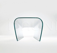 Итальянские Пуфы - Пуф Bent Glass Bench - Bent Glass Stool фабрика Glas italia