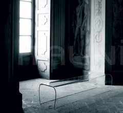 Итальянские Пуфы - Пуф Bent Glass Bench - Bent Glass Stool фабрика Glas italia