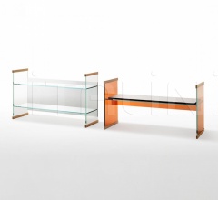 Итальянские Стеллажи - Книжный стеллаж Diapositive фабрика Glas italia