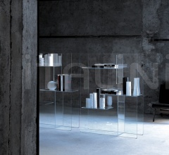 Итальянские Стеллажи - Книжный стеллаж Transfix фабрика Glas italia